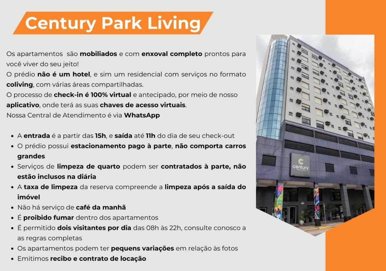 Century Park Living By My Way, próximo à Santa Casa, UFRGS, Fórum e CAFF Porto Alegre Esterno foto